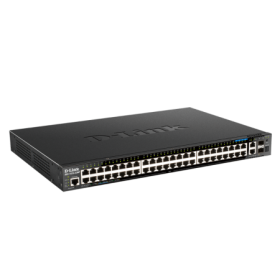 Switch D-Link DGS-1520-52MP, 48 porturi Gigabit, 2 porturi SFP+, Ca...