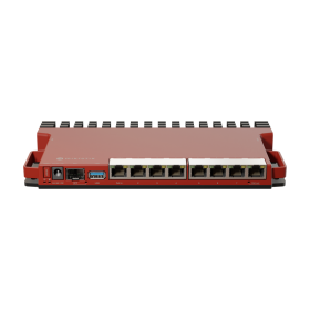 Router wireless Mikrotik L009UIGS-RM, porturi: 8x LAN1x SFP, portur...