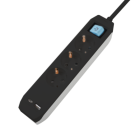 PRELUNGITOR SPACER, Schuko x 3 3m PP-3-30B-TC-USB - nettrading.ro