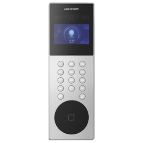 Post exterior videointerfon IP Hikvision DS-KD9203-ME6, recunoaster...