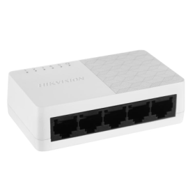 Switch 5 porturi Hikvision DS-3E0105D-E L2, Unmanaged, 5 × 10/100 M...