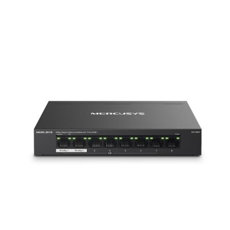 Mercusys Desktop switch 8 porturi Gigabit, MS108GP, 7 porturi POE (...