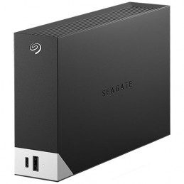 HDD Extern SEAGATE One Touch Hub 8TB, 1x USB 3.2 Type-C, 1x USB 3.0 Type-A, Rescue Data Recovery Services 3 ani, Black