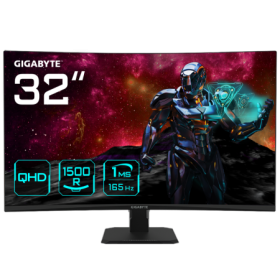 Gigabyte Monitor gaming 32" GS32QC, Non-glare, Rezolutie: 2560 x 14...