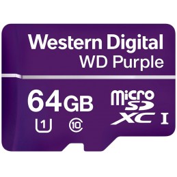 MicroSDXC Card WD Purple SC QD101 Ultra Endurance 64GB, SDA 6.0, Speed Class 10, TBW 32