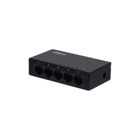 Switch Dahua 5 Porturi Unmanaged, Gigabit, PFS3005-5GT-L, Interfata...