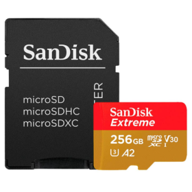 Card de Memorie MicroSDXC SanDisk Extreme PLUS, 256GB, Clasa 10, R/...