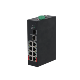 Dahua Switch 8 porturi, POE, PFS3110-8ET-96-V2, Standarde retea: IE...