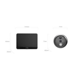 Vizor electronic Ezviz cu sonerie CS-HP4 Senzor camera: 1/3" Progre...