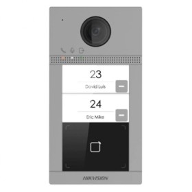 Post de exterior videointerfon IP Hikvision DS-KV8213-WME1(C) WIFI ...