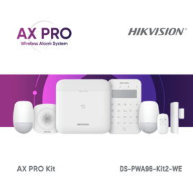Kit de alarma wireless AX PRO Middle Level DS-PWA96-Kit2-WE contine...