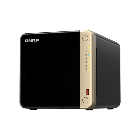 NAS QNAP 464 4-Bay, CPU Intel Celeron N5105/N5095 4-core/4-thread P...
