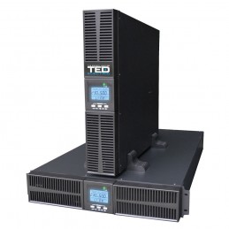 UPS 2000VA rackabil 2U  Online dubla conversie management 1 schuko + 4 IEC TED Electric TED004055