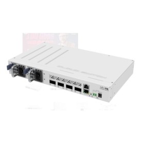 SWITCH MIKROTIK CRS504-4XQ-IN, 1 x 10/100Mbps, 4 x 100 QSFP28 , Pro...