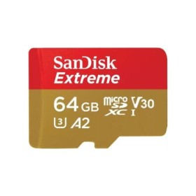 Card de Memorie MicroSDHC SanDisk Extreme 64Gb, Class 10 SDSQXAH-06...