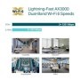 "AX3000 Ceiling Mount Dual-Band Wi-Fi 6 Access Point PORT:1× Gigabi...