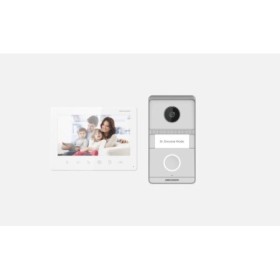 Kit videointerfon analog Hikvision DS-KIS101-P/Surface, conectare u...