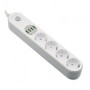 Prelungitor cu protectie Serioux, 4 prize schuko, input 100-240V, 5...