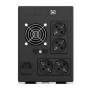 UPS nJoy Cadu 2000, 2000VA/1200W, Afisaj LCD cu ecran tactil, 4 x p...