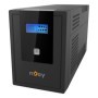 UPS nJoy Cadu 2000, 2000VA/1200W, Afisaj LCD cu ecran tactil, 4 x p...