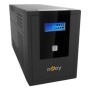 UPS nJoy Cadu 2000, 2000VA/1200W, Afisaj LCD cu ecran tactil, 4 x p...