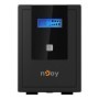 UPS nJoy Cadu 2000, 2000VA/1200W, Afisaj LCD cu ecran tactil, 4 x p...