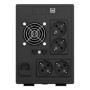 UPS nJoy Cadu 2000, 2000VA/1200W, Afisaj LCD cu ecran tactil, 4 x p...