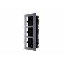 Panou frontal pentru 3 module videointerfon modular Hikvision DS-KD...
