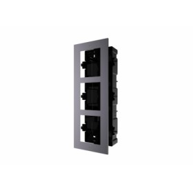 Panou frontal pentru 3 module videointerfon modular Hikvision DS-KD...