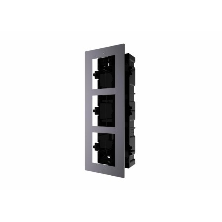 Panou frontal pentru 3 module videointerfon modular Hikvision DS-KD...