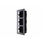 Panou frontal pentru 3 module videointerfon modular Hikvision DS-KD...
