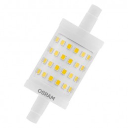 Bec LED Osram DIM LINE, R7s, 9.5W (75W), 1055 lm, lumina calda (2700K), dimabila, 78mm, Ø29mm