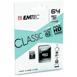 MicroSDXC Emtec, 64GB,...