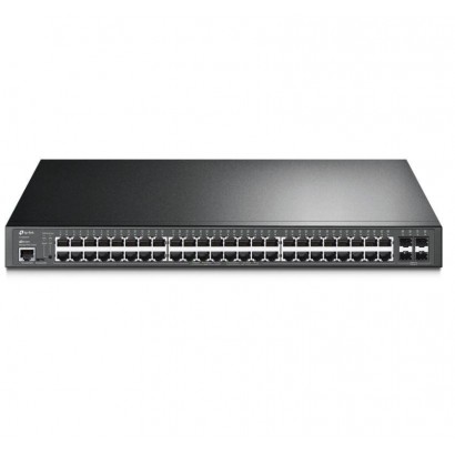 Switch TP-Link JetStream 48-Port Gigabit L2 Managed, TL-SG3452P interfata:  48× Porturi RJ45 10/100/1000 Mbps,  4× Sloturi Gigab