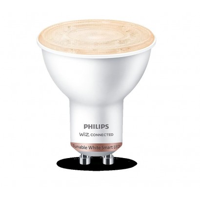 Bec LED inteligent Philips Spot PAR16, Wi-Fi, Bluetooth, GU10, 4.7W (50W), 345 lm, lumina alba (2700-6500K)