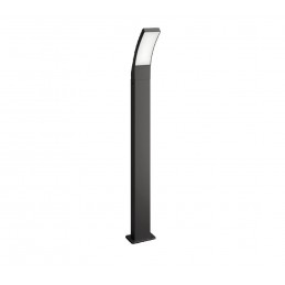 Stalp LED pentru iluminat exterior Philips Splay, 12W, 1100 lm, lumina calda (2700K), IP44, 960x120x160mm, Antracit