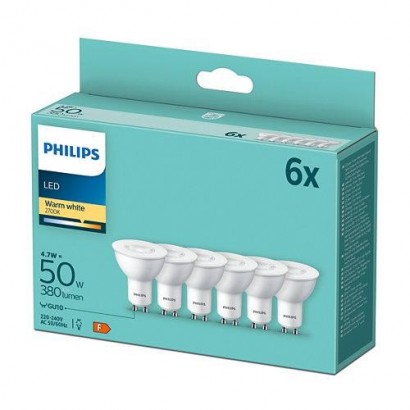 6 Becuri LED Philips Spot,...
