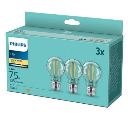 3 Becuri LED Philips...