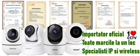 Camere de Supraveghere WIFI - interior, exterior, PTZ | 1CCTV.ro